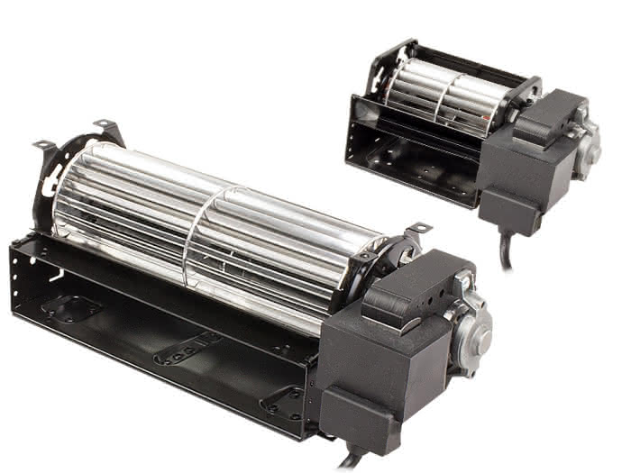 Querstromlüfter Glems GT82/30-240, 1 Walze Ø60mmx240mm 2-stufig Motor rechts, 35W, 230V