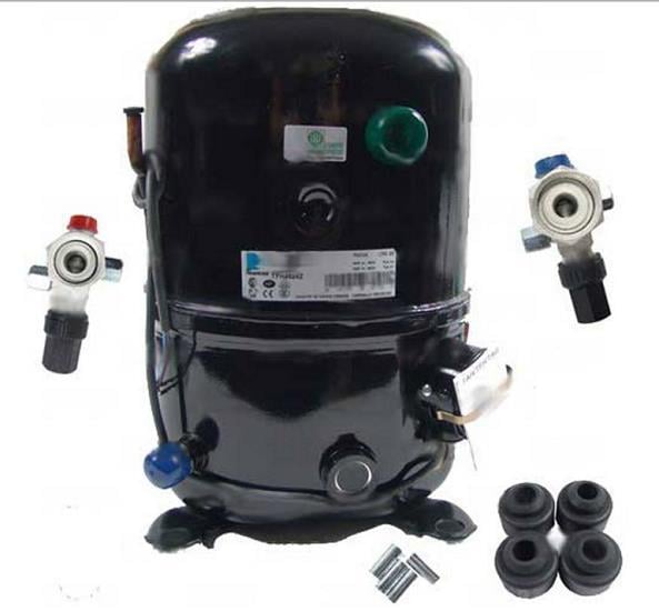 Verdichter Tecumseh TFH4524Z (POE), HBP - R404A, 400V/3F/50Hz, Rotalock