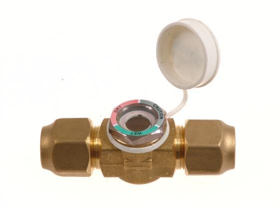 Schauglas Universal S12, 3/4 x 3/4" SAE, Bördelanschlüsse + Mutter