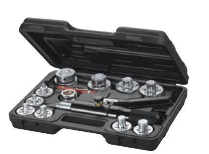 Rohrexpander Hydra-Swage Set - 10 Köpfe 3/8"-2 1/8"