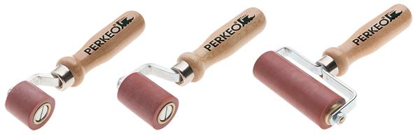PERKEO Silikon Andrückrolle, 80 mm