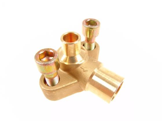 Thermostatisches Expansionsventil Unterteil ALCO, Winkel, für XB1019, 10 x 16 mm