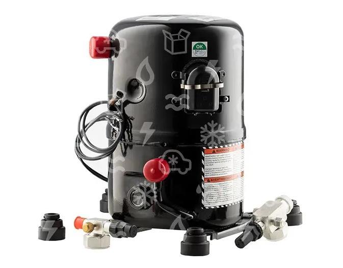 Verdichter Tecumseh FH4532Z-XG, HBP - R404A, R452A, R448A, R449A, 400V, 50 Hz, 3 Phasen - Lötversion