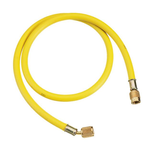Refco Füllschlauch 9881266 gelb 60bar CL-144-Y 7/16" UNF Ventilkerndrücker 365cm