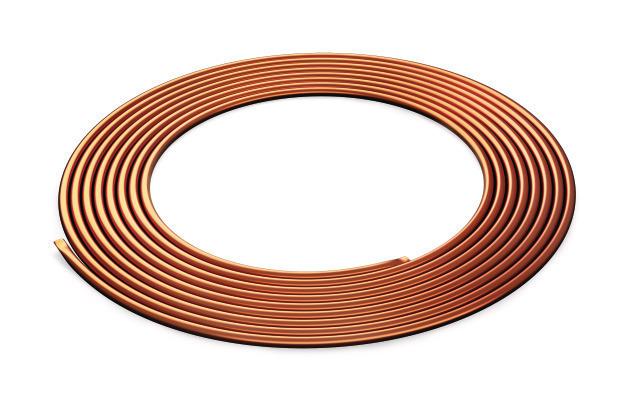 Kupferrohr Ring blank 15X1mm weich 25m Kupfer R220 EN12735-1/10204