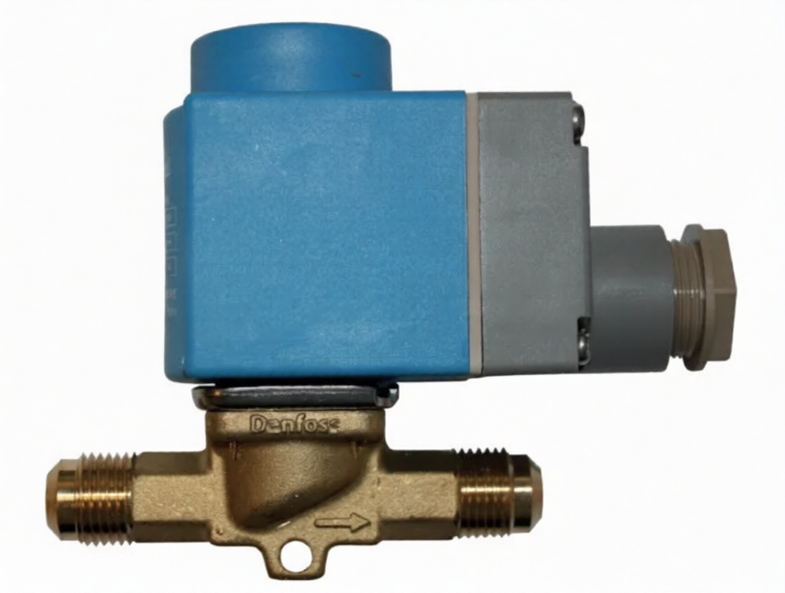 Danfoss EVR10 Magnetventil 032F809231, Bördelanschluss, 12 mm, normal geschlossen (NC), mit Spule