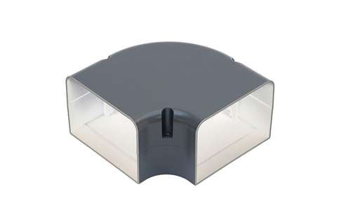 Flacher Bogen 90° - 105mm, Speediduct, 60379443130