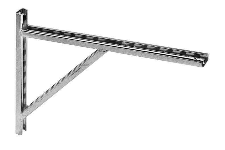 Wandkonsole verzinkt Profil 32x38 mm L=545 mm - 150+150 kg