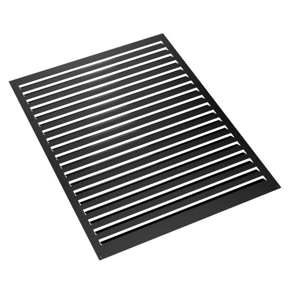 Evolar Rückwand Alu Schwarz Tower, 1200x1600 MM