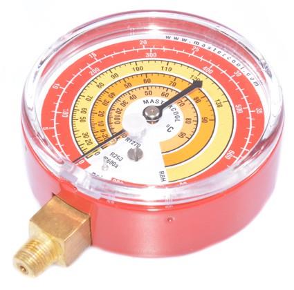 Hochdruckmanometer - trocken MC, 80 mm, RBH, R1270, R290, R600a