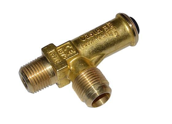 Sicherheitsventil CASTEL 3060/45C470, Bördel, 1/2" NPT - 5/8" SAE, 47 bar
