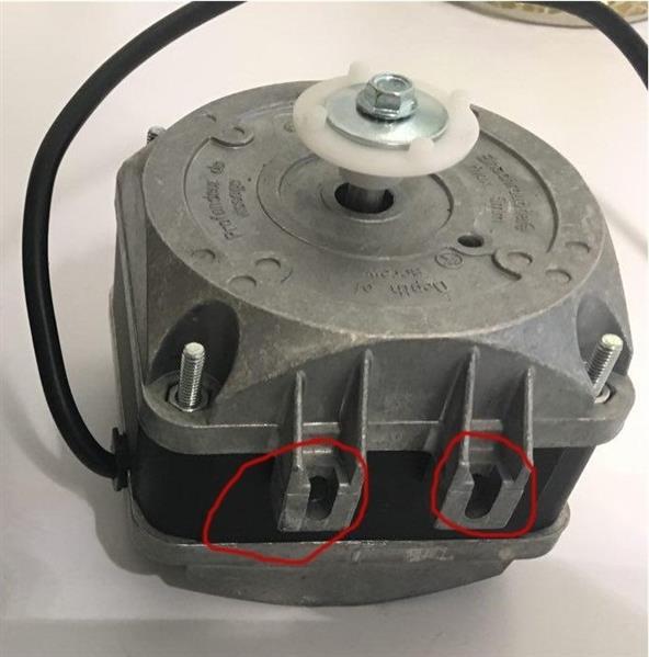 Universal Lüftermotor EBM M4Q045-CF01-01/A29, Ausgang 16 W / Eingang 60 W, Kabellänge 450 mm