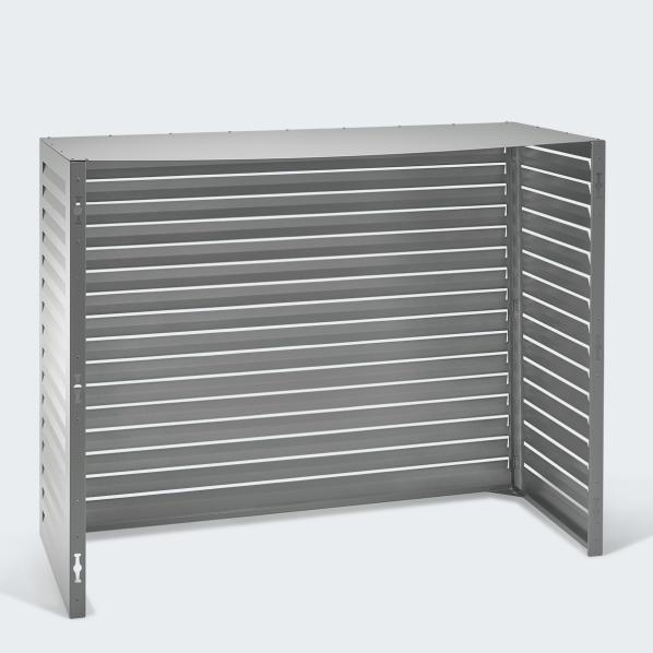 Evolar Klima- & Wärmepumpengehäuse Leichtes Anthrazit Aluminium XL, 1300x1700x750 MM