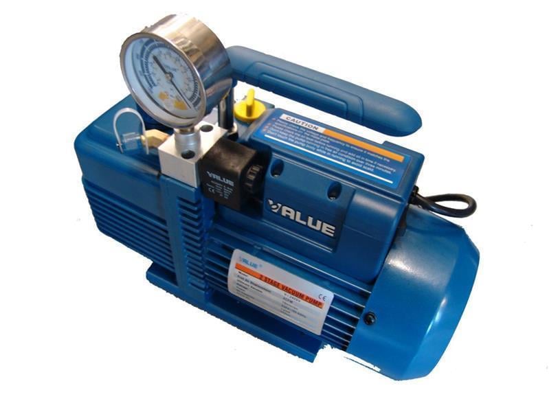 2-stufige Vakuumpumpe mit Vakuummeter, 100l/min V-i240SV