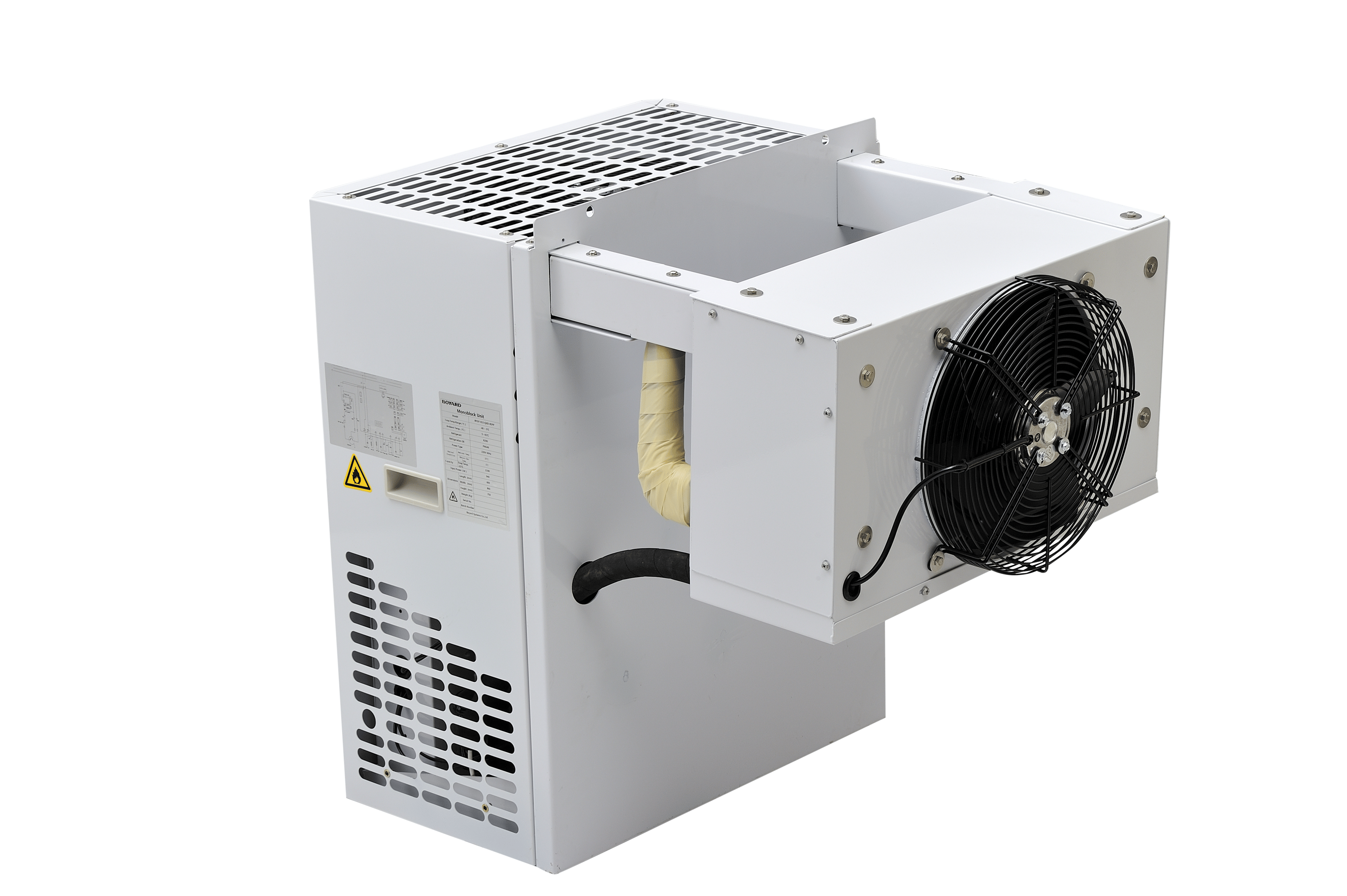 R290-Inverter-Monoblock-Kühlaggregat für Kühl- (+2°C) und Tiefkühlräume (-18°C), bis zu 17,5 m³ / 9 m³ | BYGY-020-QXD-RZPP