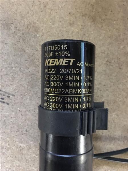 Anlaufkondensator Danfoss 117U5015, HST, 80°F, 50 Hz