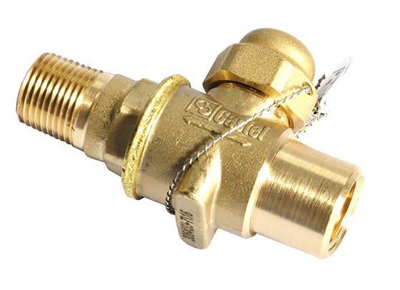 Kugelabsperrventil Castel 3064/33, Anschluss 3/8" NPT, kv = 5 m3/h