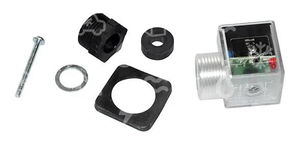 Gerätesteckdose Danfoss - für Spule 018F, 018Z, 042N Typ B