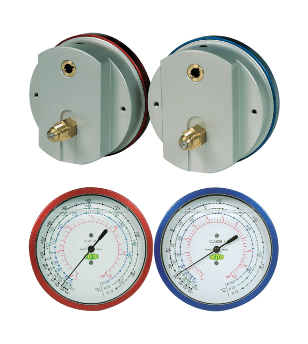 Refco 4411374 Metallbalgmanometer NG 60 ++R3-320-M-R407C++ 1/4" SAE