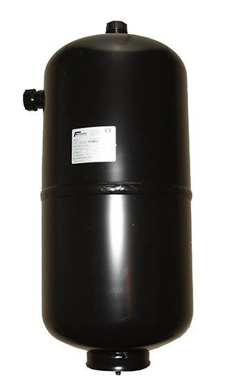 Kältemittelsammler 45 BAR, 20,0 l, Eingang 1.1/4", Ausgang 1.1/4"