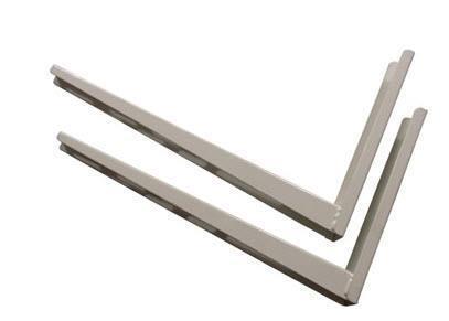 Wandkonsole L = 420 mm, H = 315 mm, Traglast 140 kg, weiß RAL 9002