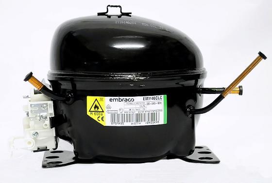 Verdichter Aspera Embraco EMY46CLC, LBP - R600a, 220-240V / 50Hz - nicht lieferbar, ersetzt durch EMC46CLT