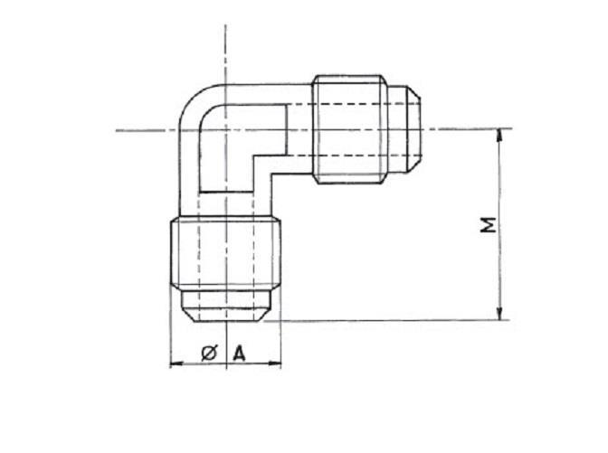 Winkelstück 1/2SAE WIGAM E2-8 ? Stückpreis (VPE=50 Stk.)
