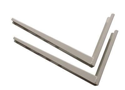 Wandkonsole L = 600 mm, H = 400 mm, Traglast 100 kg, Weiß