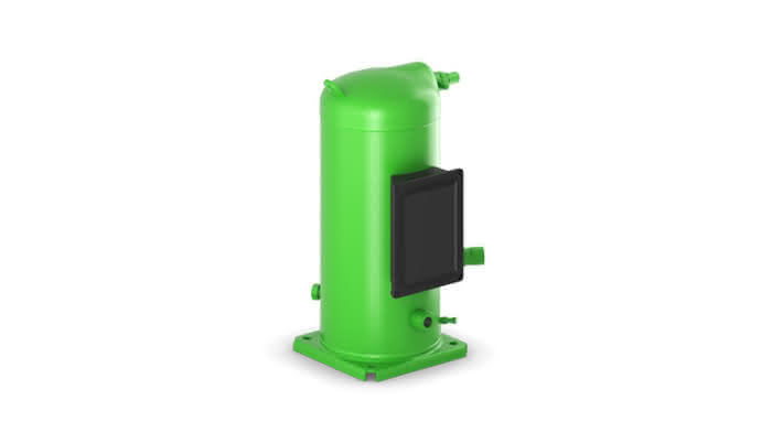 Bitzer Verdichter ESH 736Y-40S, mit Esteröl, Rotalock-Anschlüsse, Motorschutz 24 DC