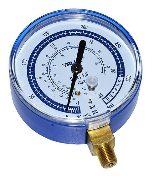 Niederdruckmanometer - trocken VALUE, R32, 1/8" NPT, d= 80 mm