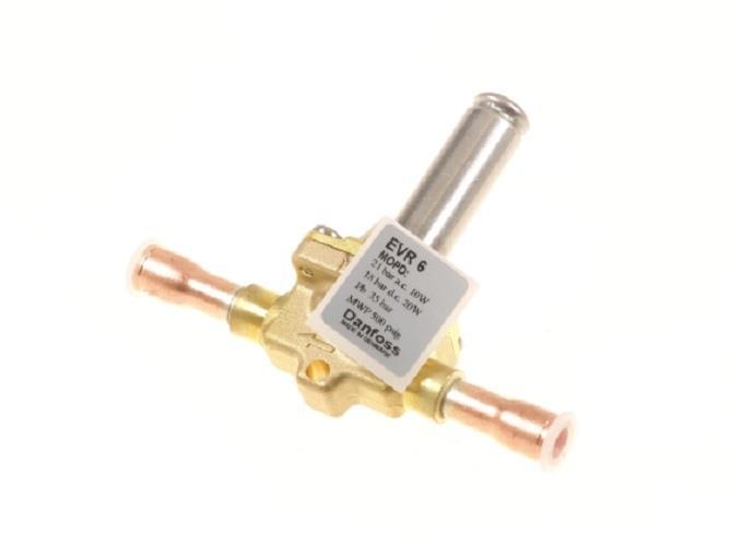Magnetventil Danfoss EVR 6 NC, Löt 10 mm ODF, kv 0,80