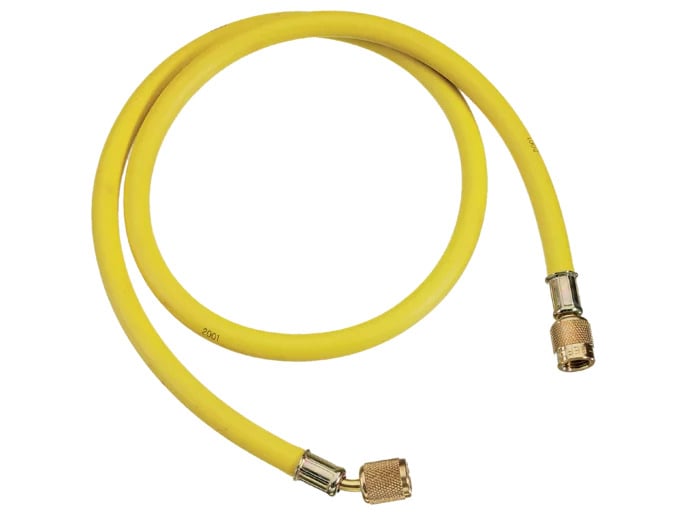 Refco 9881274 Füllschlauch CL-6Y, 0,15 m, 1/4" SAE, gelb