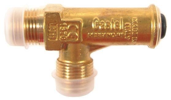 Absperrventil Castel 3060/45C210, Schrauben 1/2" NPT - 5/8" SAE, 21 bar