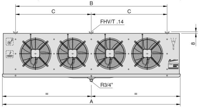 Roller FHVT604EC Flatline 0011242 Würfel-/Blockverdampfer LA=6mm mit Heizung
