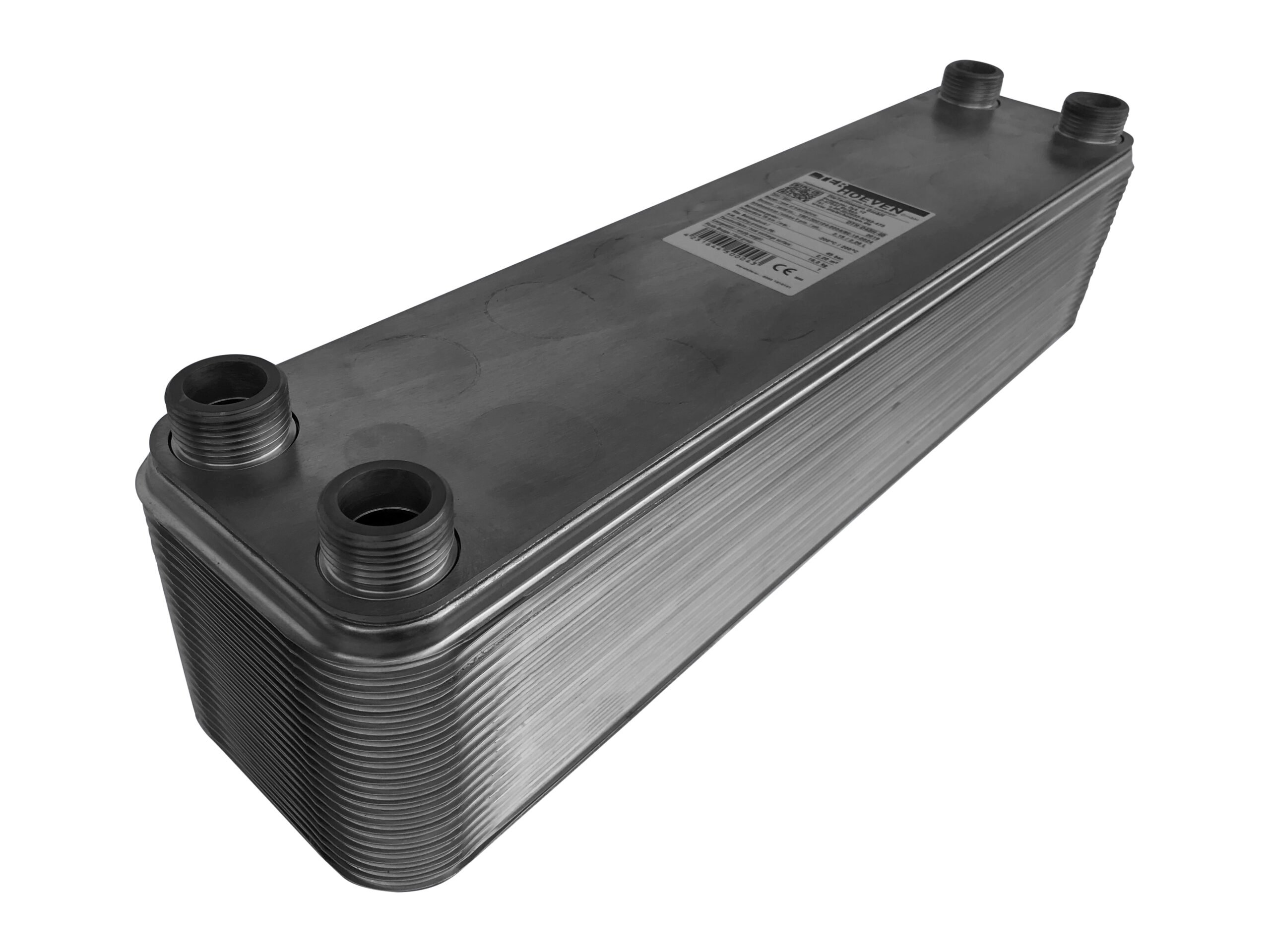 Plattenwärmetauscher DTH-D43H-40 4x1"AG/22mm Lot