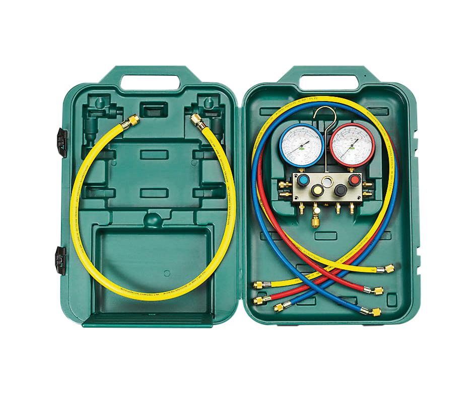 Refco M4-3-DELUXE-DS 4664325 4-Weg-Monteurhilfe inkl. Schläuche