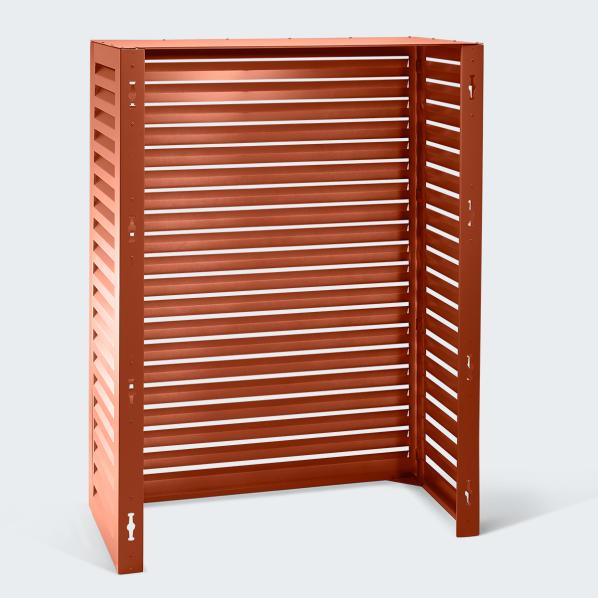 Evolar Klima- & Wärmepumpengehäuse Ziegelrot Aluminium Tower, 1600x1200x650 MM