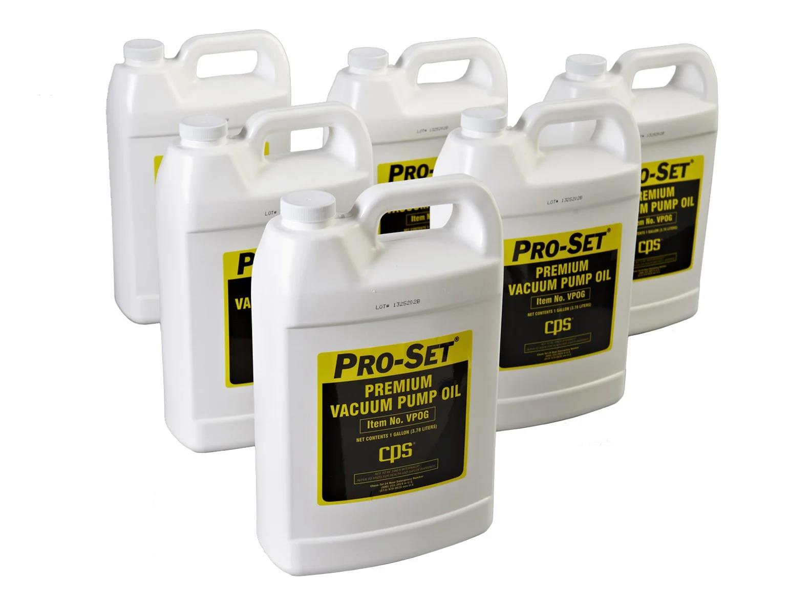 CPS VPOG6 Pro-Set Premium-Vakuumpumpenöl (1 Gl. = 3,78L), 6er-Pack