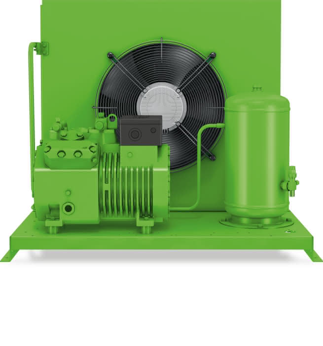 Bitzer Verflüssigungssatz LH64E/2CES-3Y-40S, halbhermetisch, luftgekühlt