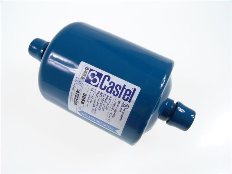 Filtertrockner Castel 4232/5S, ANTI-ACID, 305S, 5/8" ODS, Lötanschlüsse - nicht lieferbar, ersetzt durch DF230/5S