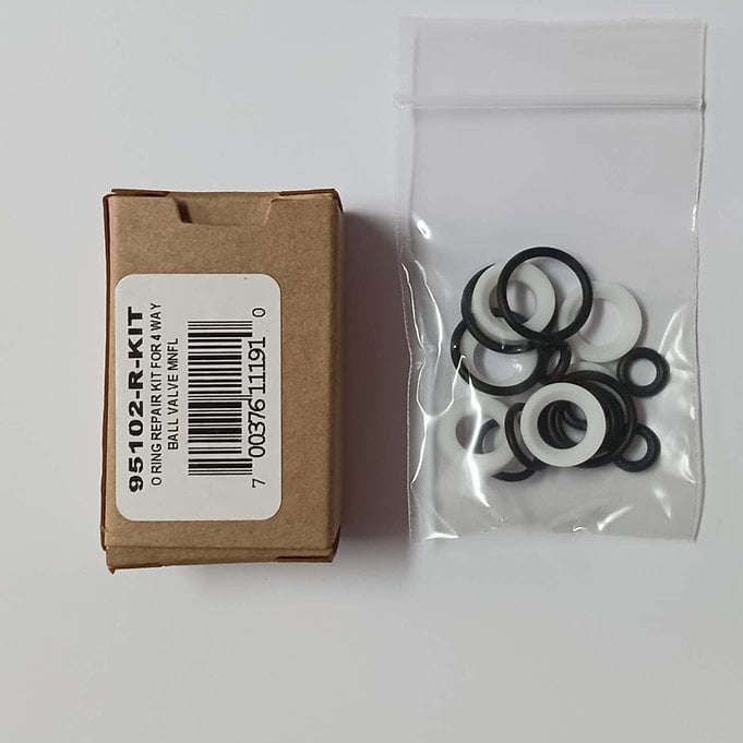 Mastercool O-Ring-Reparatursatz für 4-Wege-Kugelhahnverteiler