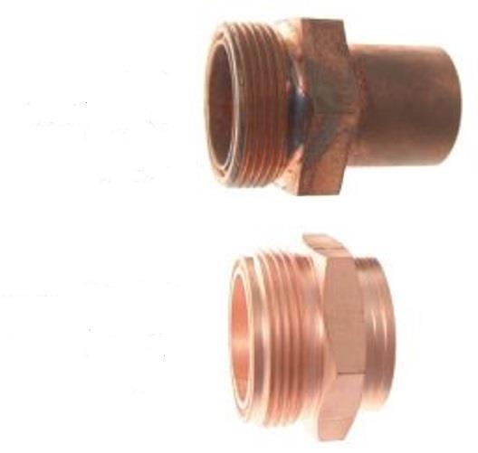 Löt-Adapter für Rotalockventil, 1.3/4" - 35 mm - wird ersetzt durch 3008-134-35