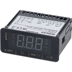 EVCO Elektronischer Regler EV3802N7, 230 V, Einbaumaße 71 x 29 mm, NTC/PTC