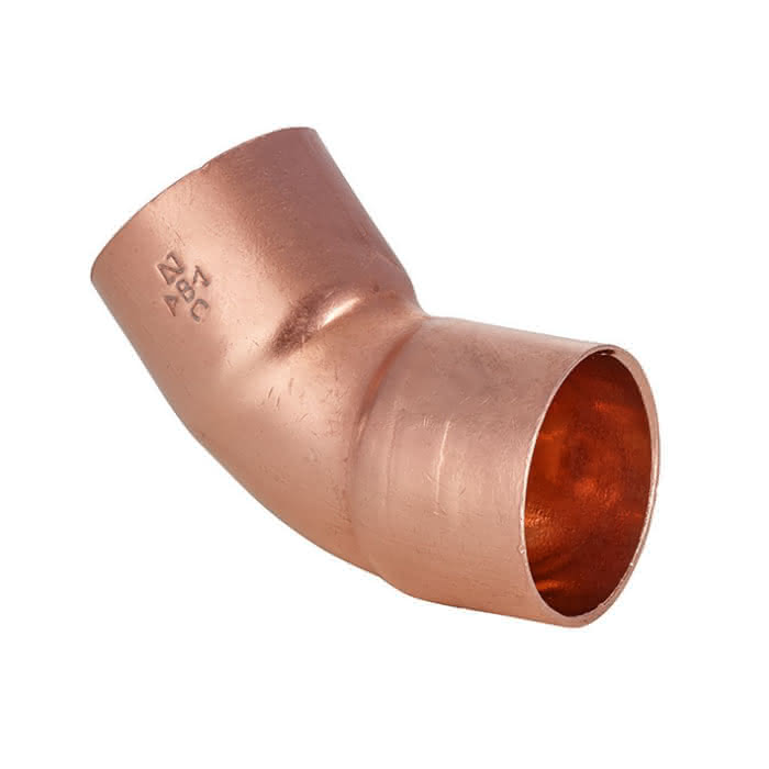 Conex Bänninger S.5000 5041 Bogen 45° 35mm i/i Kupfer