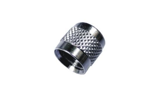 Ventil Deckelschraube 1/4"SAE, SCHRADER (Kappe für Schraderventil, Endkappe, Verschlusskappe, Schraderventilkappe)