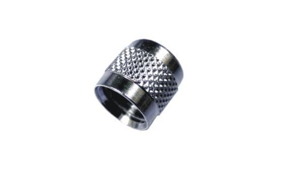 Ventil Deckelschraube 1/4"SAE, SCHRADER (Kappe für Schraderventil, Endkappe, Verschlusskappe, Schraderventilkappe)