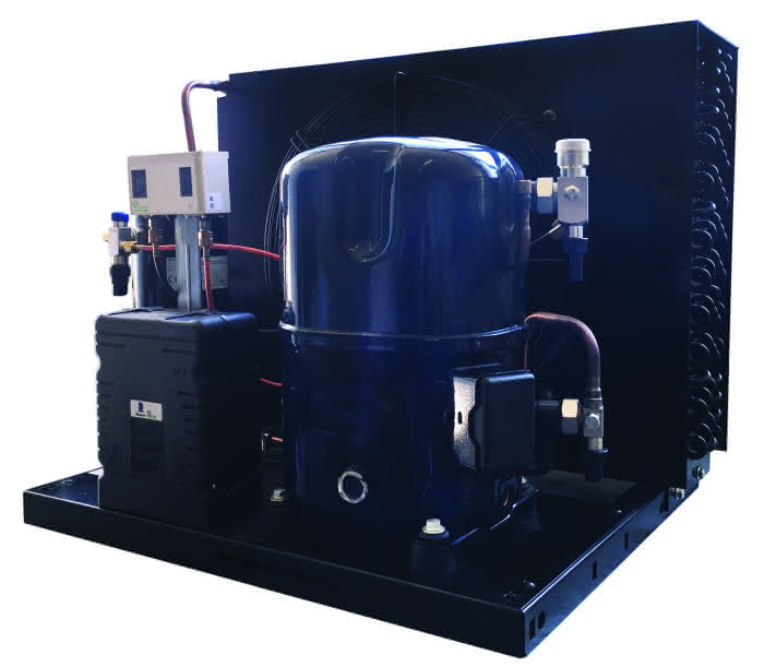 Tecumseh Verflüssigungssatz vollhermetisch TAGT4537YHR-TZ 400V Gerät AC Ventilator