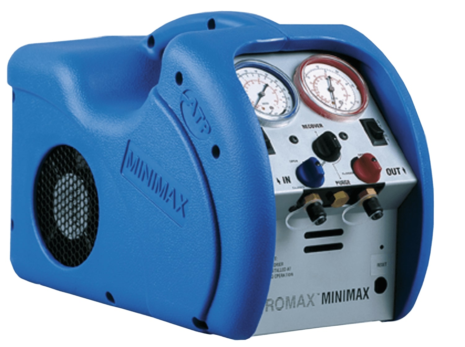 Ölfreie Absaugstation / Absauggerät Promax Minimax (FCKW, HFCKW, HFKW, A2L Kältemittel), R32 und R1234yf
