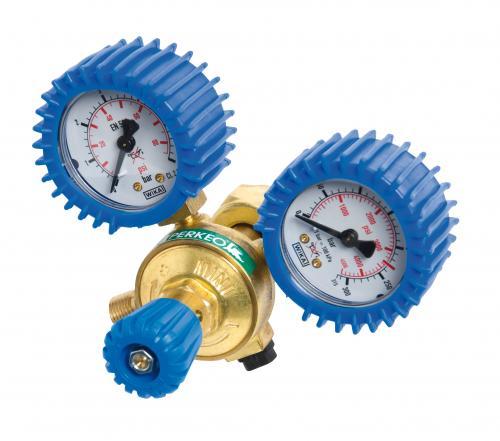 PERKEO Sauerstoff Flaschendruckminderer MINI, Arbeitsdruck 0-4 bar