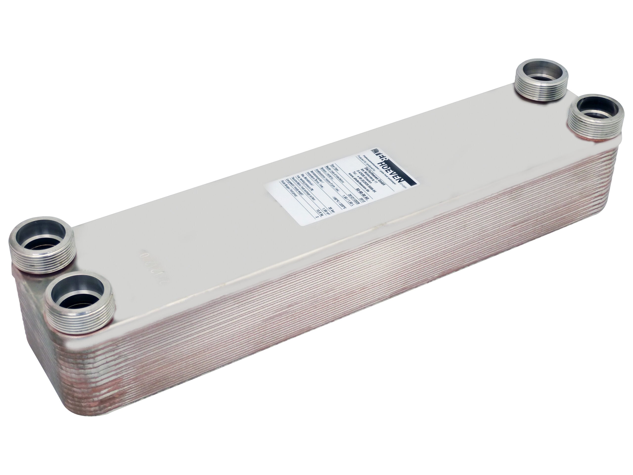 Plattenwärmetauscher DTH-60-30 4x1 1/2"AG